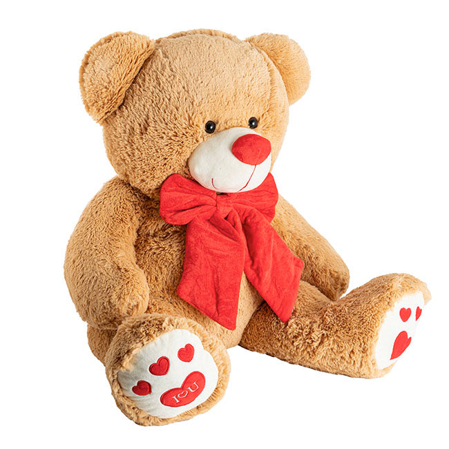 Ted the I Love You Giant Teddy Bear Brown (90cmHT/60cmST)
