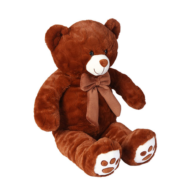 kyle Bear With Brown Bow Brown (52cmST)