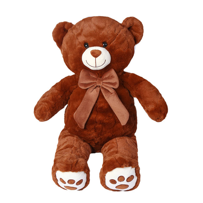 Kyle Bear With Brown Bow Brown (65cmST)