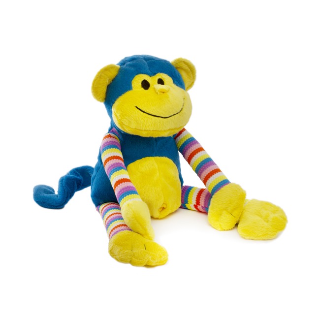 Milo Monkey Bright Striped Blue (38cmHT)
