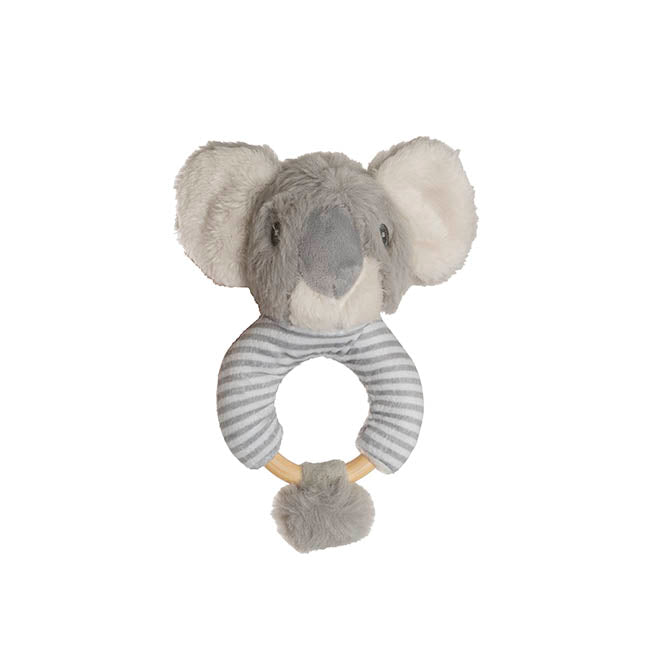 Native Koala Ring Rattle Grey (18cmHT)