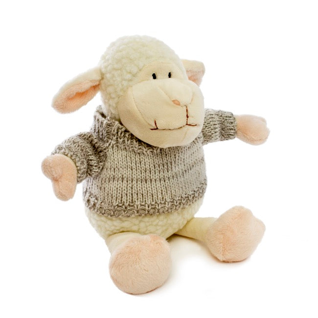 Sheep Lambert with Jumper White Grey (25cmHT)