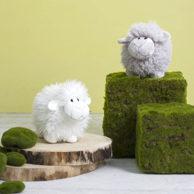 Sherpa Sheep Grey (17cmST) The Soft Toy Shop
