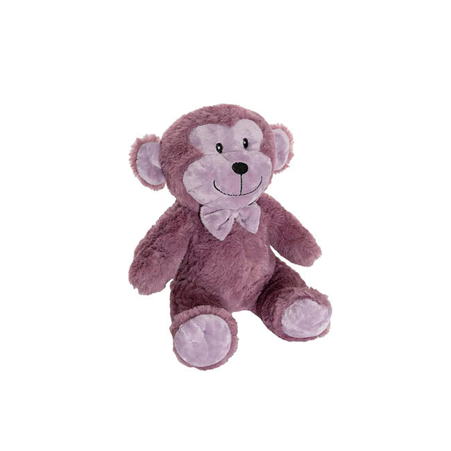 Cheeky Monkey Plush Soft Toy Dusty Purple (20cmST)
