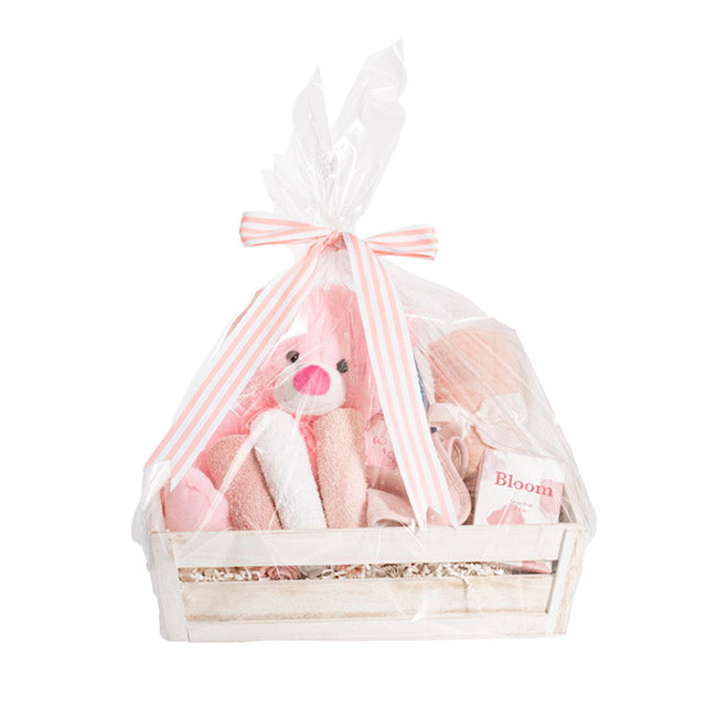 Toby Wooden Gift Hamper Baby Pink