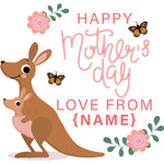 Mothers Day Kangaroo - Oscar Teddy Bear (25cmST)