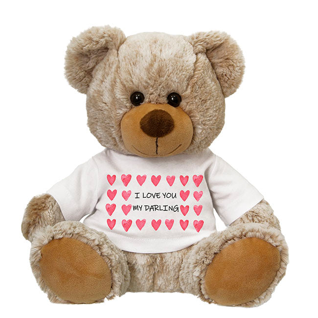 Valentine Red Hearts - Oscar Teddy Bear (25cmST)